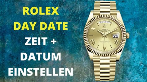 rolex hoe datum verstellen op horloge|how to change date on rolex.